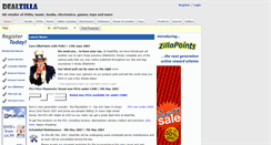 Desktop Screenshot of dealzilla.co.uk
