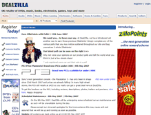 Tablet Screenshot of dealzilla.co.uk